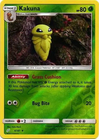 Team Up Kakuna #4/181 reverse holo
